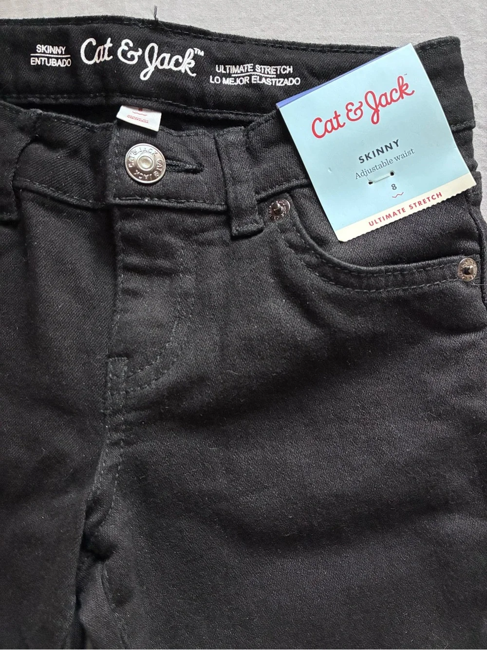 NEW Cat & Jack Black Skinny Pants